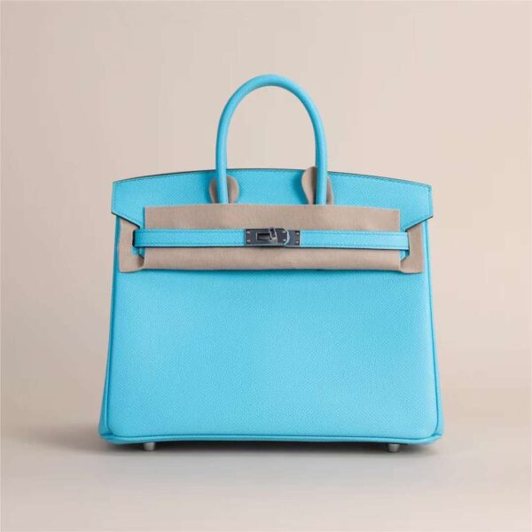 HERMÈS Birkin 25CM Epsom Leather 7N Celeste PHW Hardware Berlin Germany