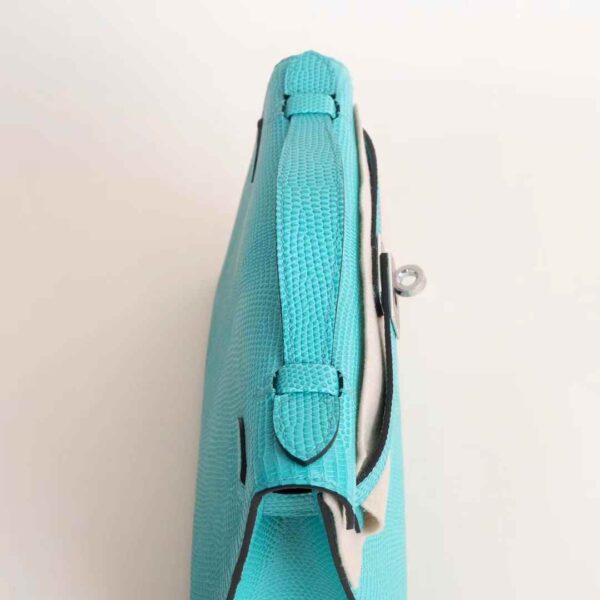 HERMÈS Kelly Pochette 22CM Lizard Leather U1 Veet Verone PHW Hardware Liverpool