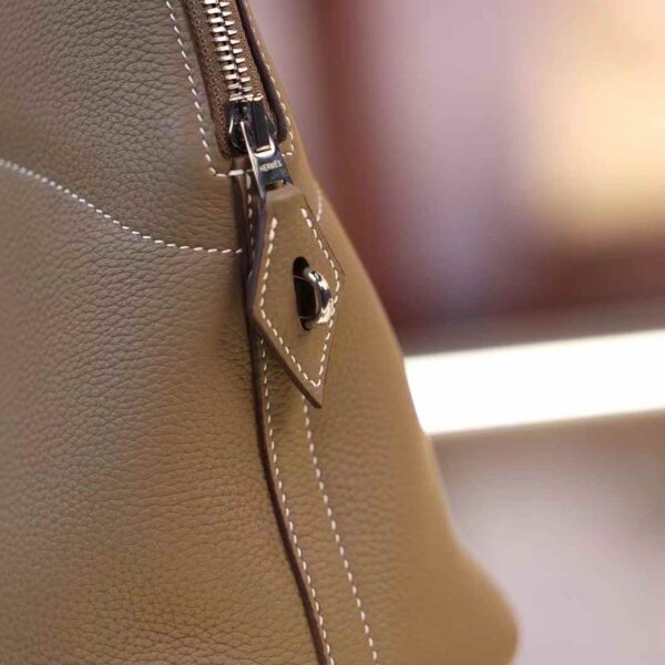 HERMÈS Bolide 31CM Togo Leather CK18 Etoupe PHW Hardware Milan Italy