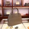 HERMÈS Bolide 31CM Togo Leather CK18 Etoupe PHW Hardware Milan Italy