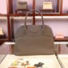 HERMÈS Bolide 31CM Togo Leather CK18 Etoupe PHW Hardware Milan Italy