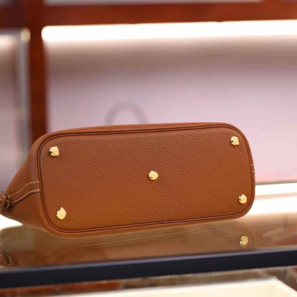 HERMÈS Bolide 31CM CC37 Gold Clememce Leather GHW Hardware Factory