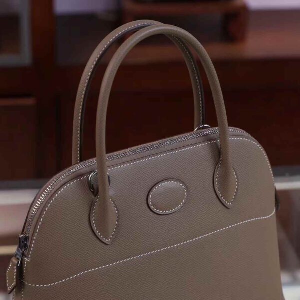HERMÈS Bolide 27CM Epsom Leather CK18 Etoupe PHW Hardware Taiwan