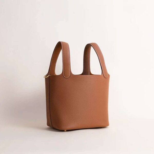 187 Factory Picotin 18CM Clememce Leather CC37 Gold Gold Hardware