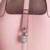 187 Mode Picotin 18CM Clememce Leather 3Q Rose Sakura Silver Hardware
