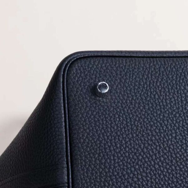 HERMÈS Picotin 22CM Touch Clememce/Matter Alligator Leather CK89 Noir Silver Hardware