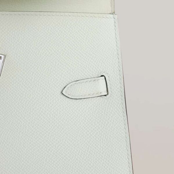 187 Mode HERMÈS Kelly Disorder OS Vert Fizz Epsom Leather Silver Hardware