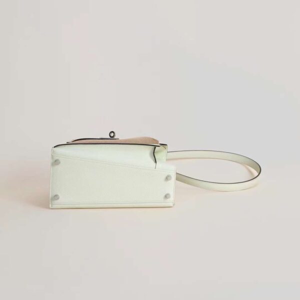 187 Mode HERMÈS Kelly Disorder OS Vert Fizz Epsom Leather Silver Hardware