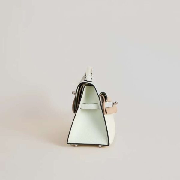 187 Mode HERMÈS Kelly Disorder OS Vert Fizz Epsom Leather Silver Hardware