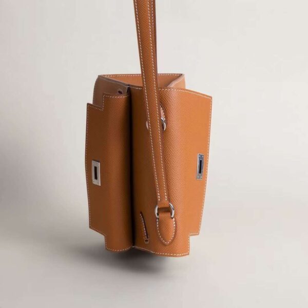 187 Mode HERMÈS Kelly Disorder CK37 Gold Epsom Leather Gold Hardware