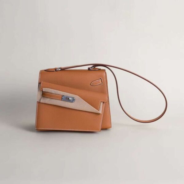 187 Mode HERMÈS Kelly Disorder CK37 Gold Epsom Leather Gold Hardware