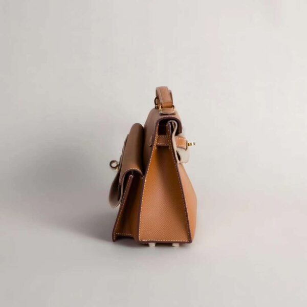 187 Mode HERMÈS Kelly Disorder CK37 Gold Epsom Leather Gold Hardware