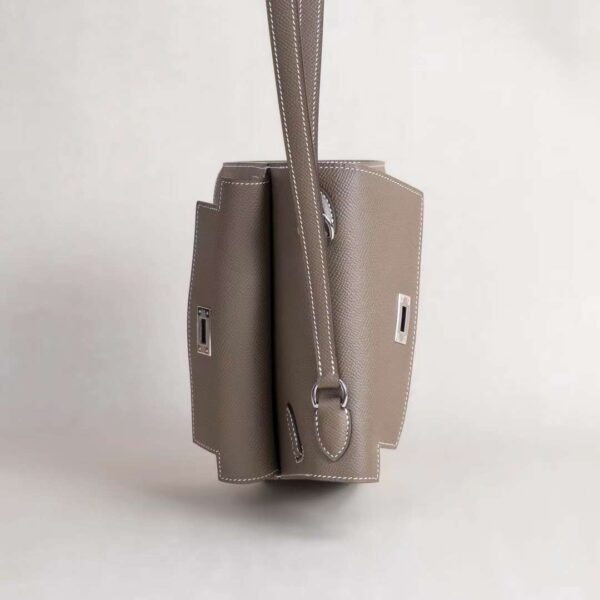 187 Mode Kelly Disorder CK18 Etoupe Epsom Leather Silver Hardware