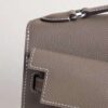 187 Mode Kelly Disorder CK18 Etoupe Epsom Leather Silver Hardware