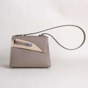 187 Mode Kelly Disorder CK18 Etoupe Epsom Leather Silver Hardware