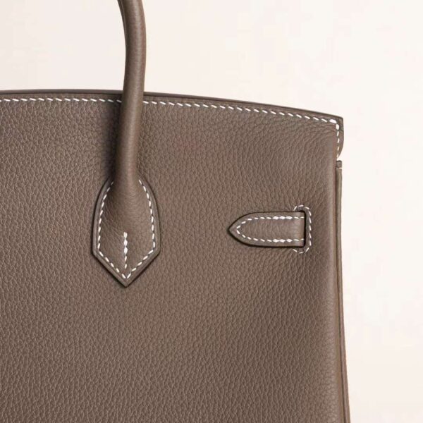 HERMÈS Birkin 25CM Togo Leather CK18 Etoupe GHW Hardware