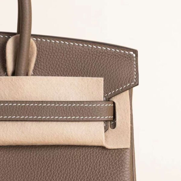 HERMÈS Birkin 25CM Togo Leather CK18 Etoupe GHW Hardware