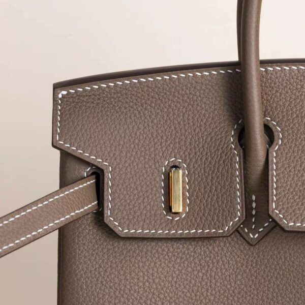 HERMÈS Birkin 25CM Togo Leather CK18 Etoupe GHW Hardware