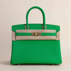 HERMÈS Birkin 30CM Epsom Leather 1K Bambou GHW Hardware
