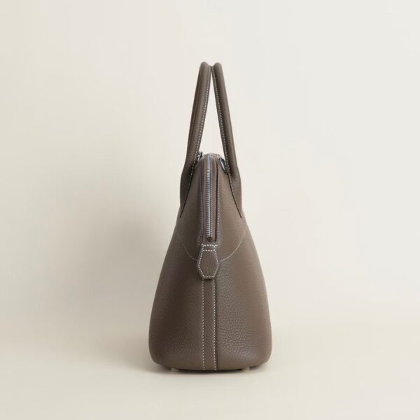 HERMÈS Bolide 31CM Clememce Leather CK18 Etoupe PHW Hardware