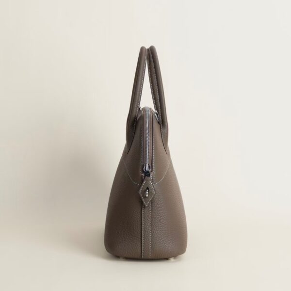 HERMÈS Bolide 31CM Clememce Leather CK18 Etoupe PHW Hardware