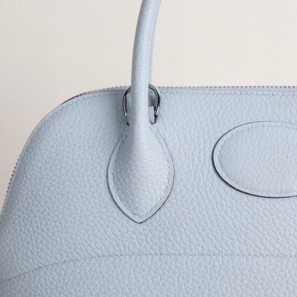 HERMÈS Bolide 31CM Clememce Leather 80 Blue Pale PHW Hardware