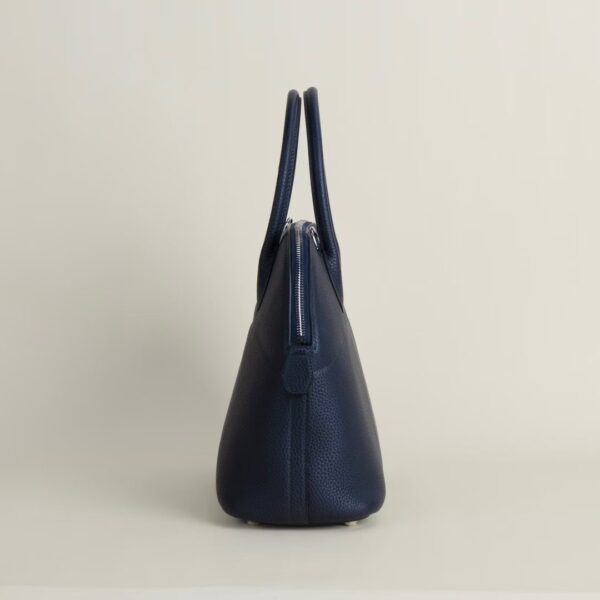 HERMÈS Bolide 31CM Clememce Leather 2Z Blue nuit PHW Hardware