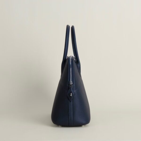 HERMÈS Bolide 31CM Clememce Leather 2Z Blue nuit PHW Hardware