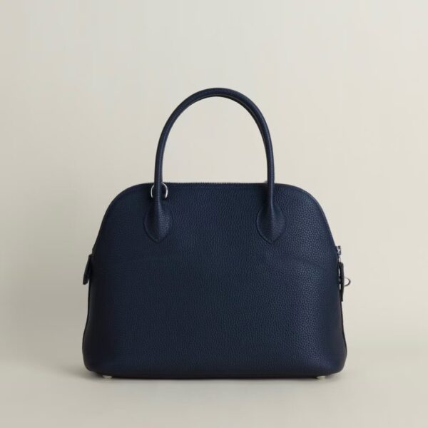 HERMÈS Bolide 31CM Clememce Leather 2Z Blue nuit PHW Hardware