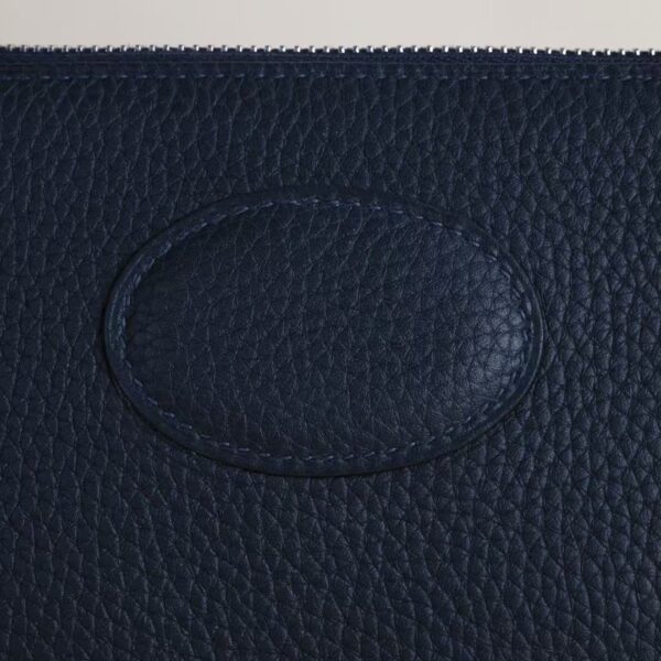 HERMÈS Bolide 31CM Clememce Leather 2Z Blue nuit PHW Hardware