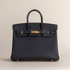 HERMÈS Birkin 25CM Togo Leather CK89 Black GHW Hardware
