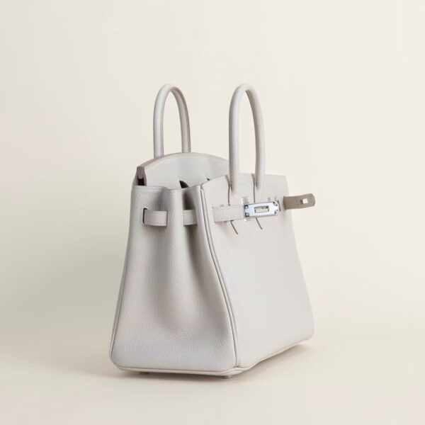 HERMÈS Birkin 25CM Togo Leather 8L Beton PHW Hardware