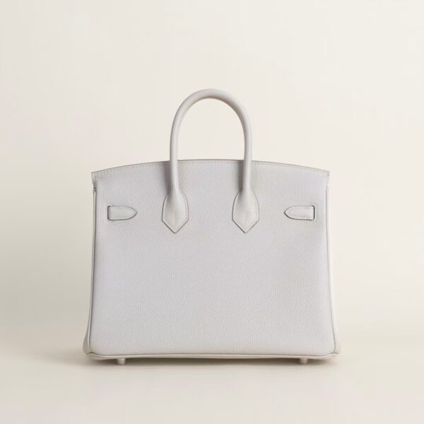 HERMÈS Birkin 25CM Togo Leather 8L Beton PHW Hardware