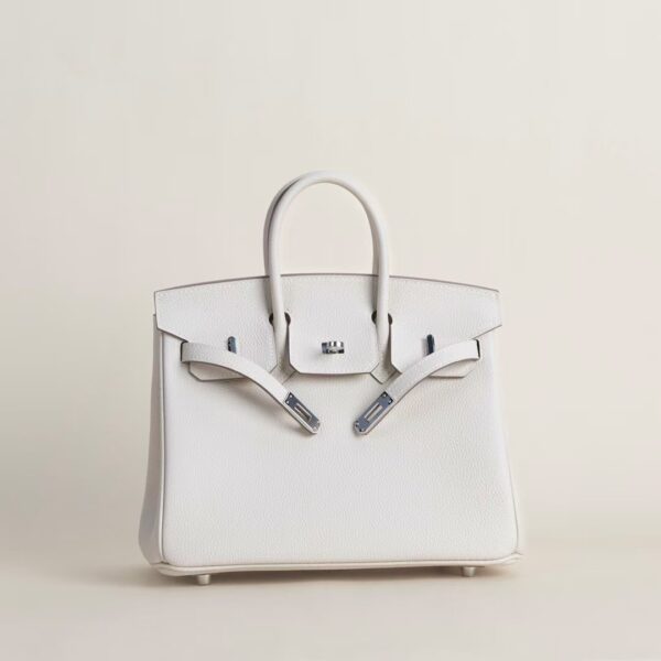 HERMÈS Birkin 25CM Togo Leather CK10 Craie PHW Hardware