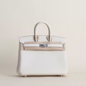 HERMÈS Birkin 25CM Togo Leather CK10 Craie PHW Hardware