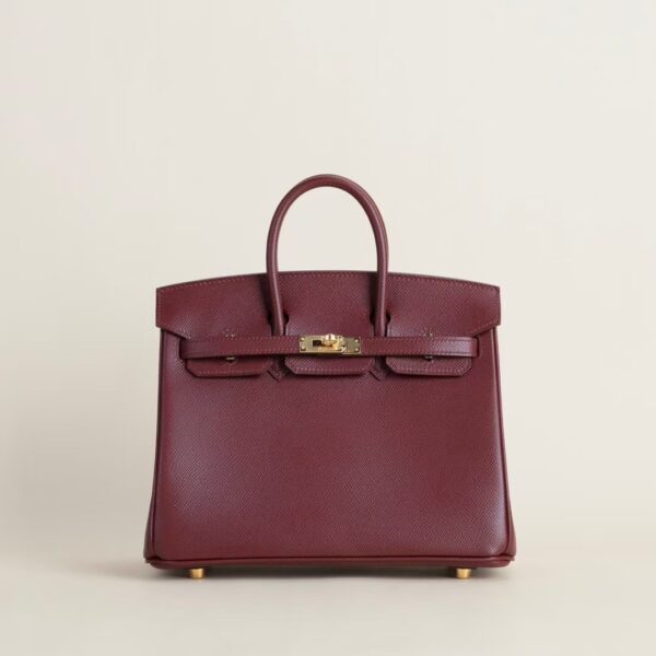 HERMÈS Birkin 25CM Epsom Leather CC55 Rouge H GHW Hardware