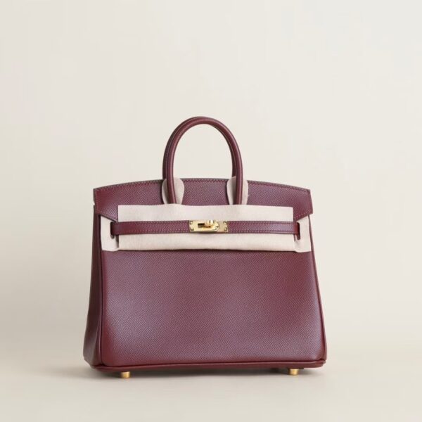 HERMÈS Birkin 25CM Epsom Leather CC55 Rouge H GHW Hardware