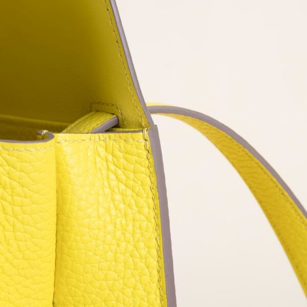 187 Factory Halzan 25CM Clememce Leather 9R Lime PHW Full Handmade