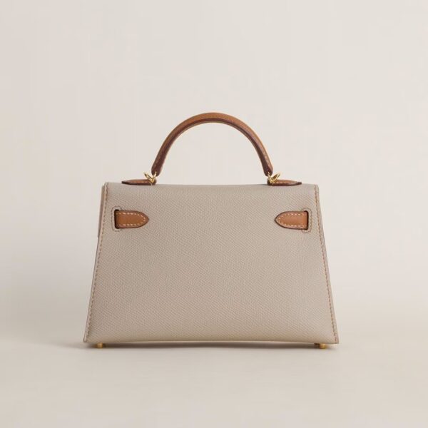 HERMÈS Mini Kelly S2 Trench/CC37 Gold Epsom Leather 19CM GHW