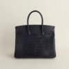 HERMÈS Birkin 30CM Matte Crocodile CK89 Black PHW
