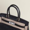 HERMÈS Birkin 30CM Matte Crocodile CK89 Black PHW
