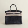 HERMÈS Birkin 30CM Matte Crocodile CK89 Black PHW