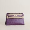 187 Factory Kelly pochette Ostrich P9 Anemone GHW