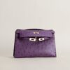 187 Factory Kelly pochette Ostrich P9 Anemone GHW