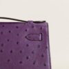 187 Factory Kelly pochette Ostrich P9 Anemone GHW