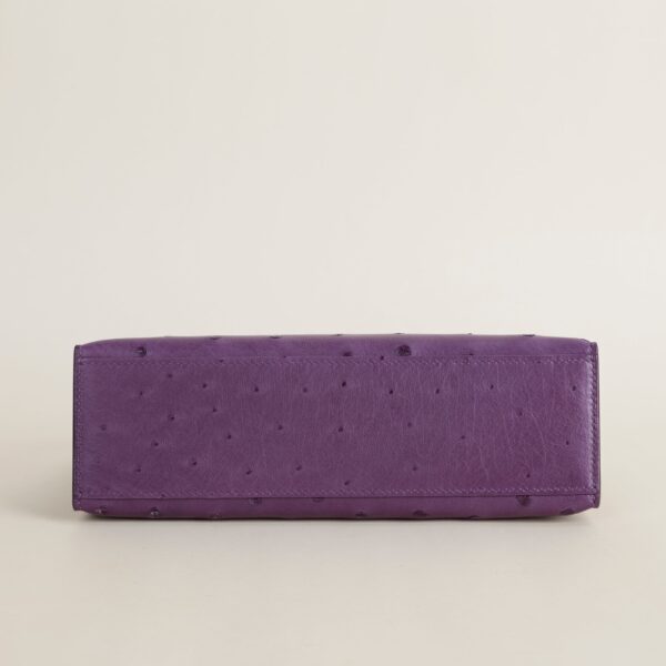 187 Factory Kelly pochette Ostrich P9 Anemone GHW